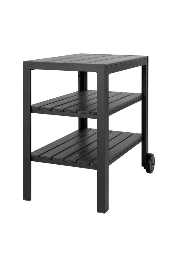 Taormina Theewagen - Theewagen, aluminium/niet-hout, zwart, 3 planken
