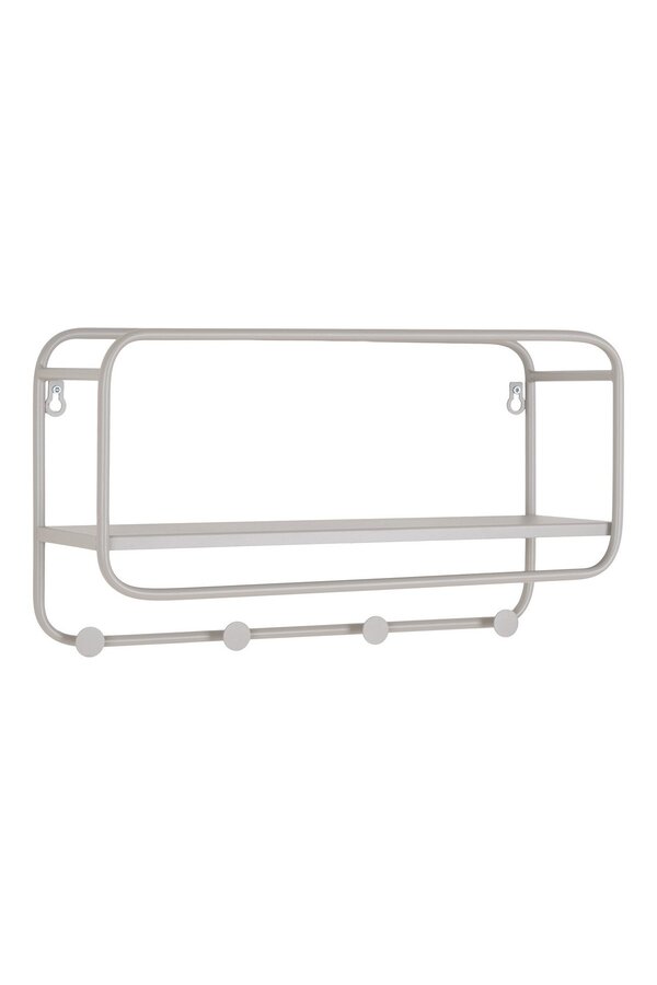 Feira Hoedenplank - Cool Grey, Staal, 45x15x25 cm