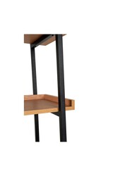 Sakai Boekenkast - As, Staal/Hout, 80x35x185 cm