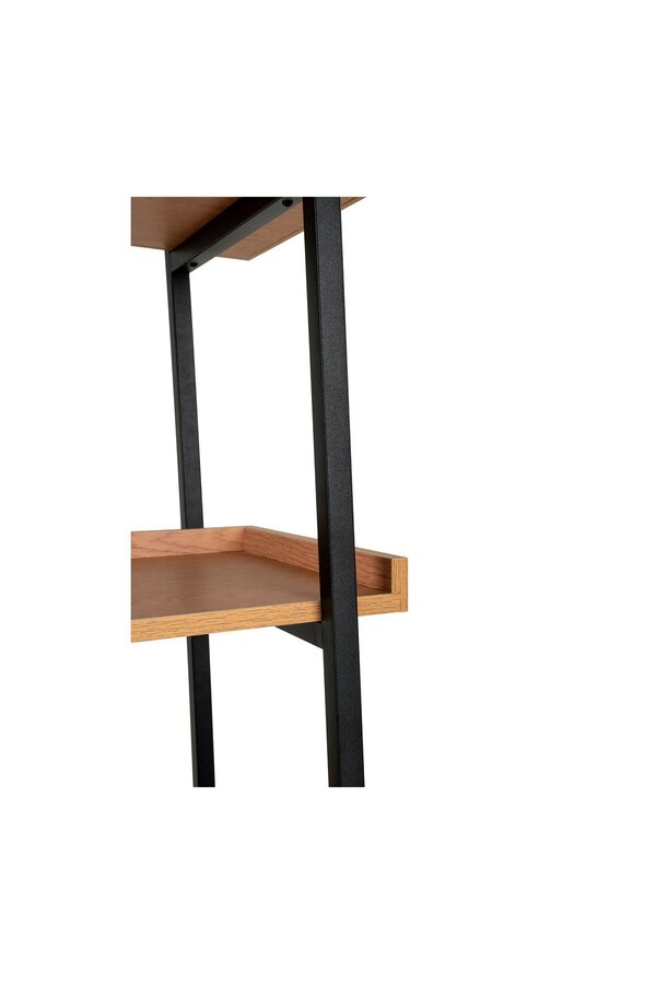 Sakai Boekenkast - As, Staal/Hout, 80x35x185 cm