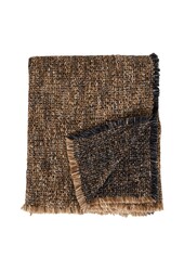 Ely Plaid - Plaid, blauw/geel, Katoen, Polyester, 130x170 cm