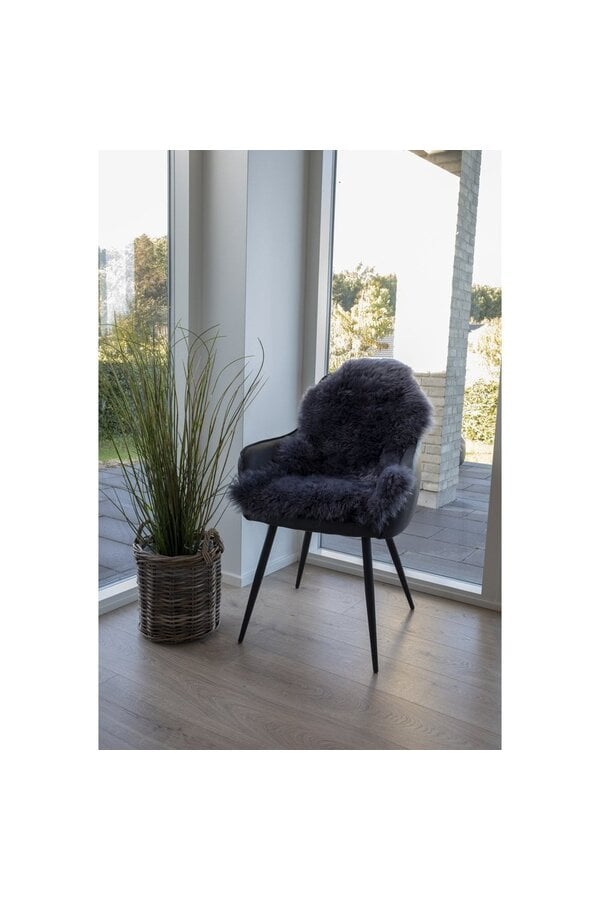 Lamsleer - Echt lamsleer, Grijs - 50x85 cm