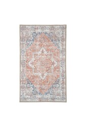Havana Deurmat - Blauw/Oranje, Chenille Polyester, 50x80cm