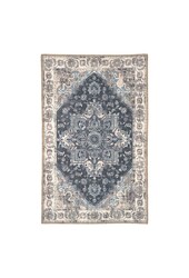 Havana Deurmat - Blauw, Chenille Polyester, 50x80cm
