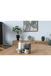 Voorraadpot - Naturel, Travertijn, Ø10x6,5cm