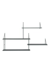 Harlem Plank - Groen, Staal/Paulownia, 99x17,5x62 cm