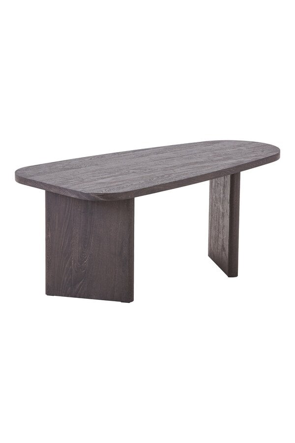 Melo -salontafel - donkerbruin, MDF/Decor Paper, 100x50x41 cm