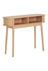 Nikko Consoletafel - Natuurlijk, MDF/Genen, 100x30x80,5 cm