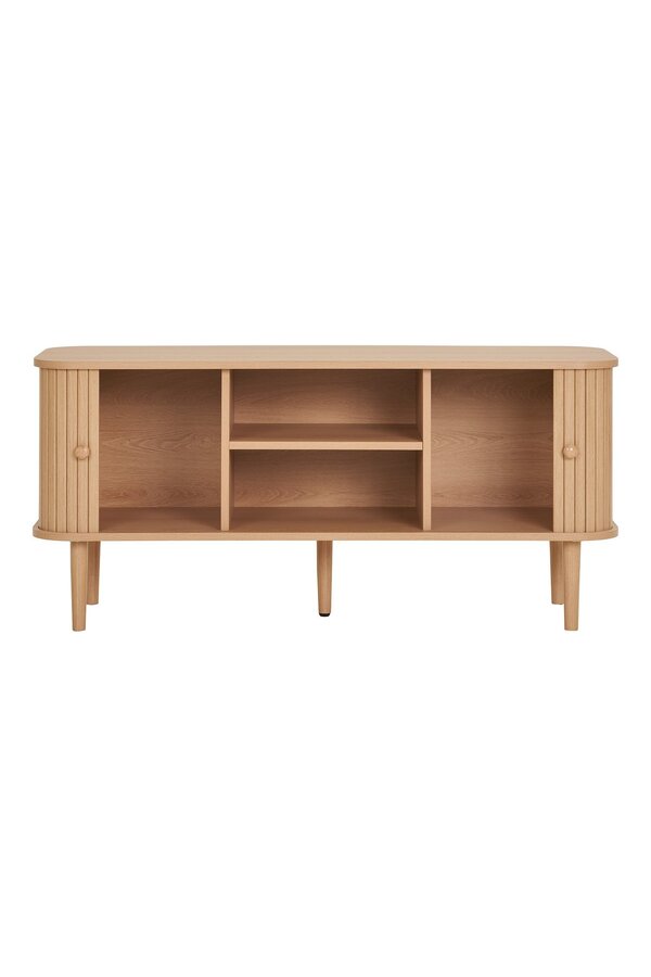 Nikko TV-meubel - Naturel, MDF/Genen, 113x40x51,5 cm