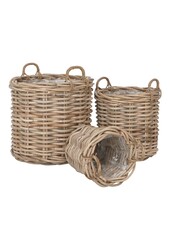 Burton Manden - Natuurlijk, Kubu Rotan - Set van 3