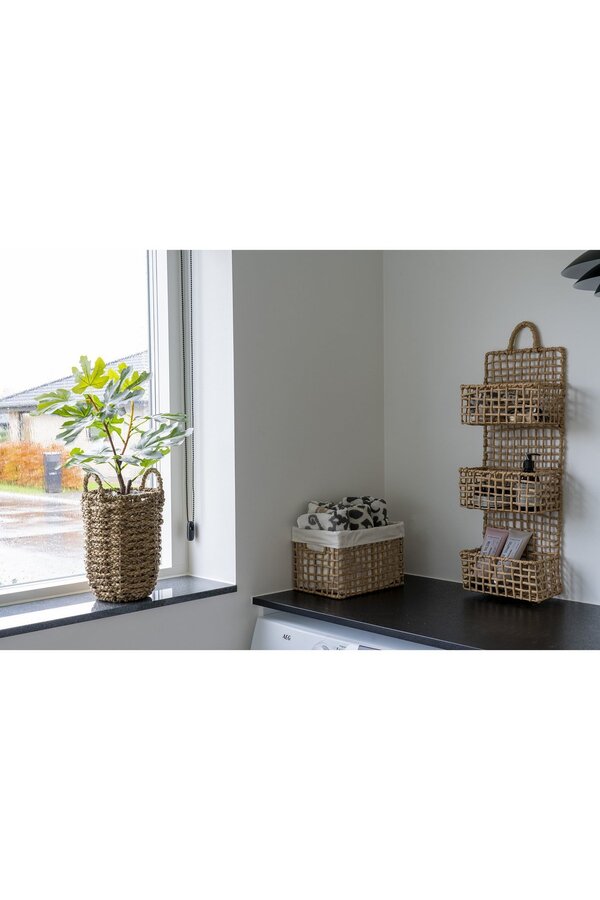 Sines Wandplank - Wandplank, papier, naturel, 25x15x70 cm