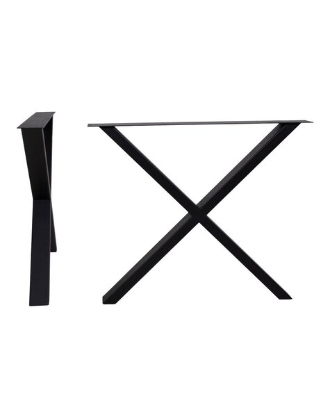 Venezia Salontafel - Messing Look, Glas/Staal, Ø70x40 cm