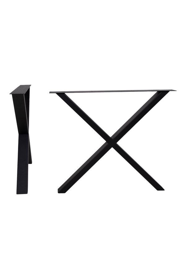 Venezia Salontafel - Messing Look, Glas/Staal, Ø70x40 cm