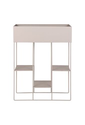 Rabo Plantenbak - Plantenbak, staal, 3 planken, zand, 25x60x80 cm