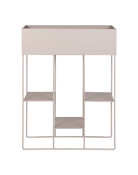 Rabo Plantenbak - Plantenbak, staal, 3 planken, zand, 25x60x80 cm