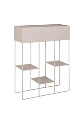 Rabo Plantenbak - Plantenbak, staal, 3 planken, zand, 25x60x80 cm