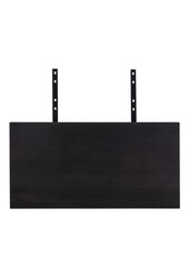 Verlengplaten voor Toulon/Montpellier/Bordeaux tafel - Zwart, Eiken/Staal, 95x50x4 cm - Set van 2