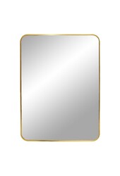 Madrid Spiegel - Messing, Aluminium, Glas, 50x70cm
