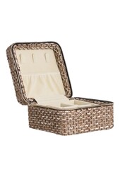 Marrakech Sieradendoosje - Bruin Mix, 100% Polyester, 11x11x6,5cm