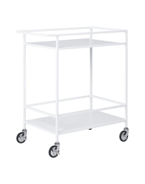 Vita Barwagen - Wit, staal, 68x40x79 cm