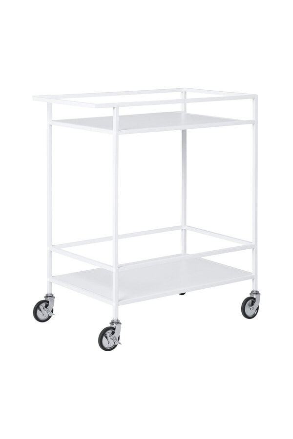 Vita Barwagen - Wit, staal, 68x40x79 cm