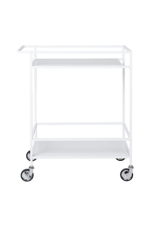 Vita Barwagen - Wit, staal, 68x40x79 cm