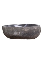 Donau Riverstone Spoelbak - Natuursteen, 40x35x15cm