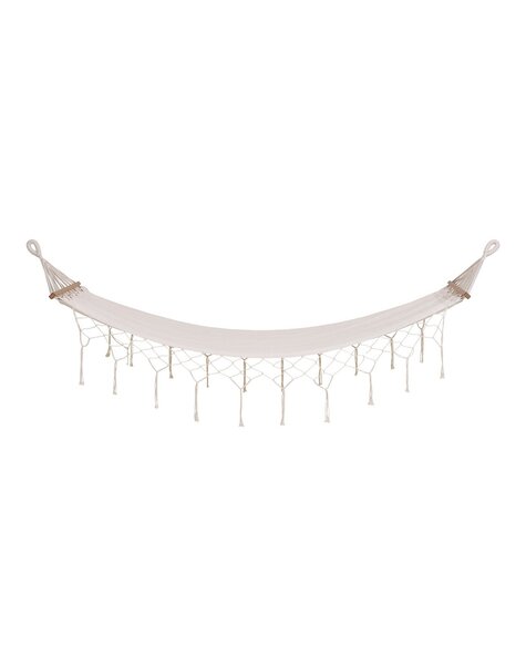 Edessa hangmat - gebroken wit, polyester/katoen/lariks