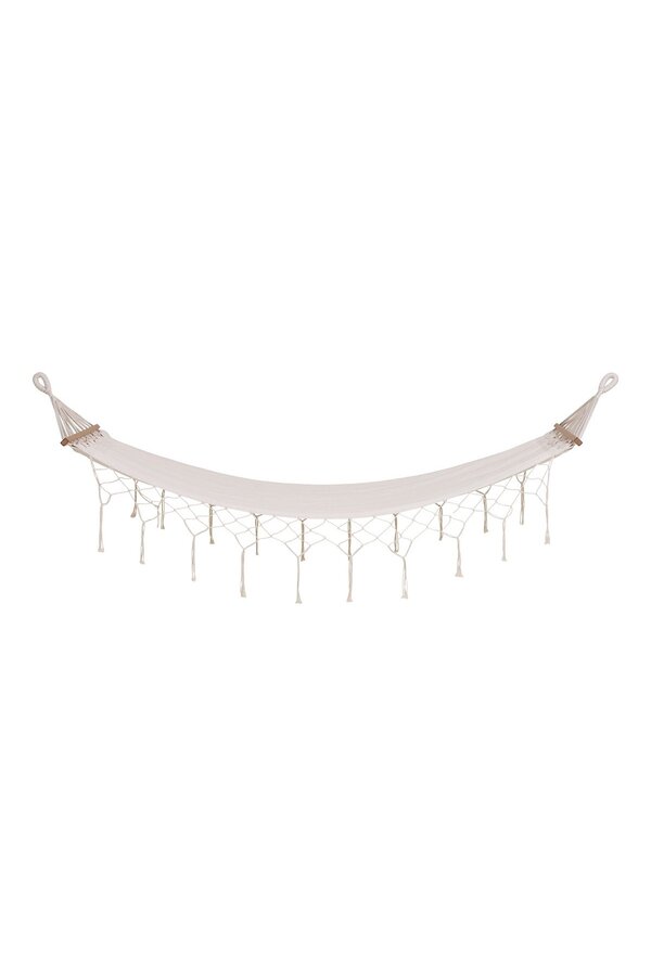Edessa hangmat - gebroken wit, polyester/katoen/lariks
