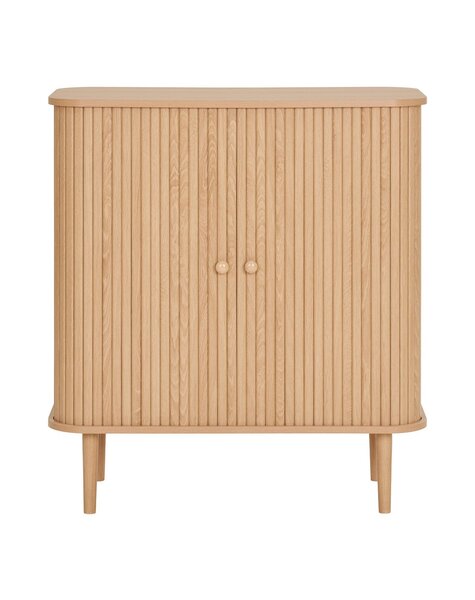 Nikko Side Board - Natural, MDF/Pine, 80x40x87 cm