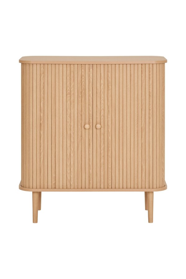 Nikko Side Board - Natural, MDF/Pine, 80x40x87 cm