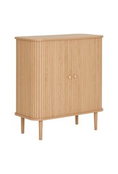Nikko Side Board - Natural, MDF/Pine, 80x40x87 cm