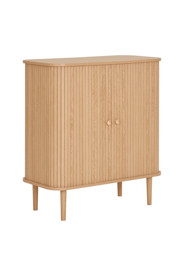 Nikko Side Board - Natural, MDF/Pine, 80x40x87 cm