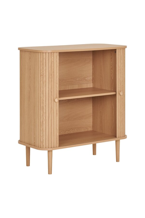 Nikko Side Board - Natural, MDF/Pine, 80x40x87 cm