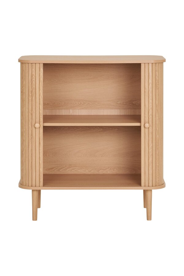 Nikko Side Board - Natural, MDF/Pine, 80x40x87 cm