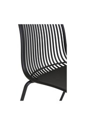 Branson Garden Chair - Zwart, stapelbaar, 55x46,5x82 cm - set van 4