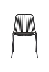 Branson Garden Chair - Zwart, stapelbaar, 55x46,5x82 cm - set van 4