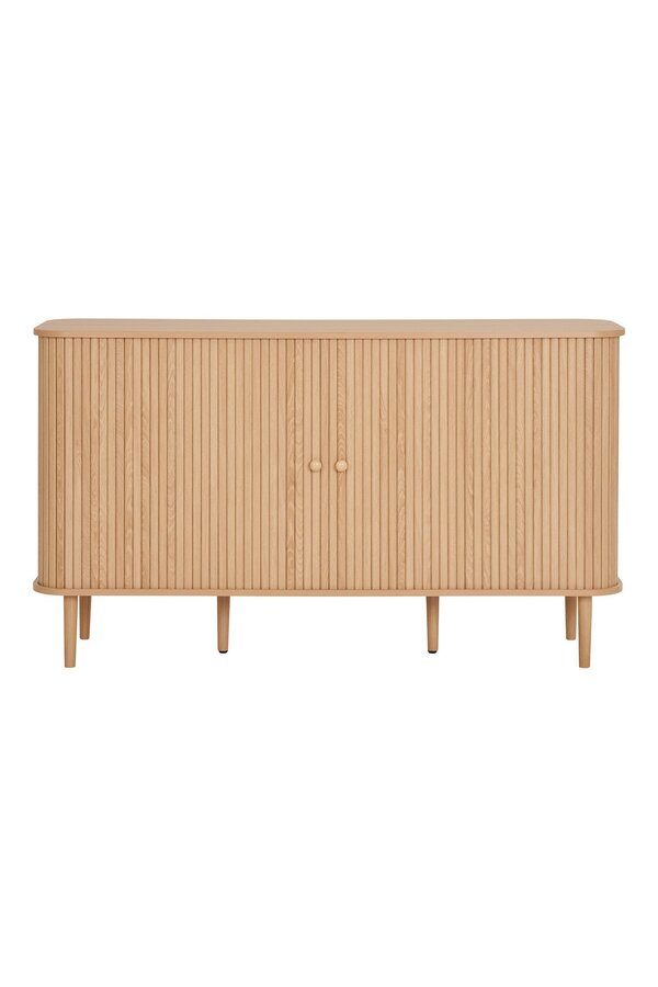 Nikko Side Board - Natural, MDF/Pine, 140x40x79 cm