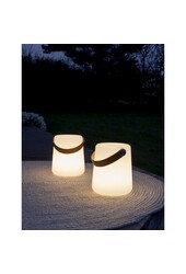 Bristol LED-lamp - Wit, PP, 17x17x21 cm, Oplaadbaar