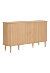 Nikko Side Board - Natural, MDF/Pine, 140x40x79 cm