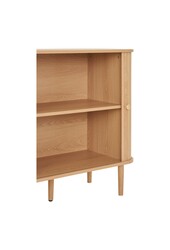 Nikko Side Board - Natural, MDF/Pine, 140x40x79 cm