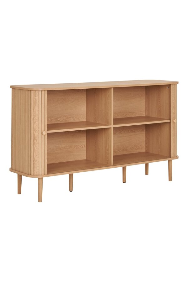 Nikko Side Board - Natural, MDF/Pine, 140x40x79 cm