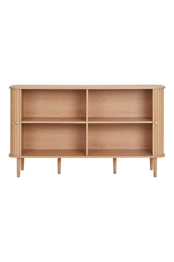 Nikko Side Board - Natural, MDF/Pine, 140x40x79 cm