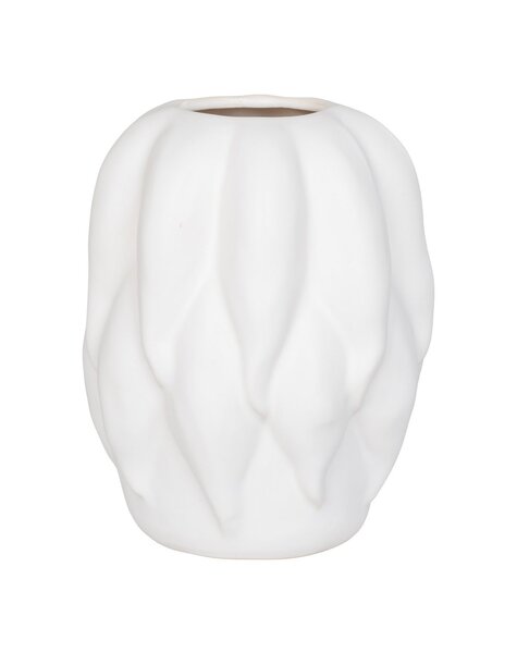 Vaas - Vaas, keramiek, beige, 19,5x19,5x26 cm