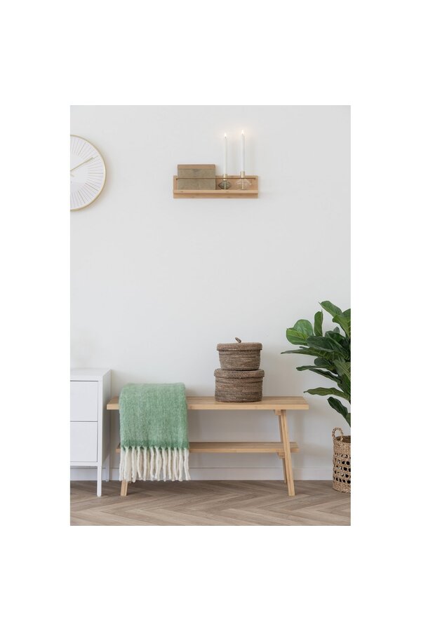 Kaarshouder - Goud/groen, helder, glas en metaal - Set van 2