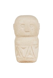 Decoratie - Decoratie in cement, beige, 5,5x5,5x10 cm