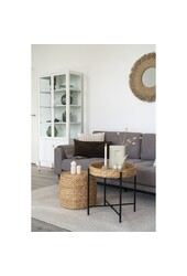 Decoratie - Decoratie in cement, beige, 5,5x5,5x10 cm