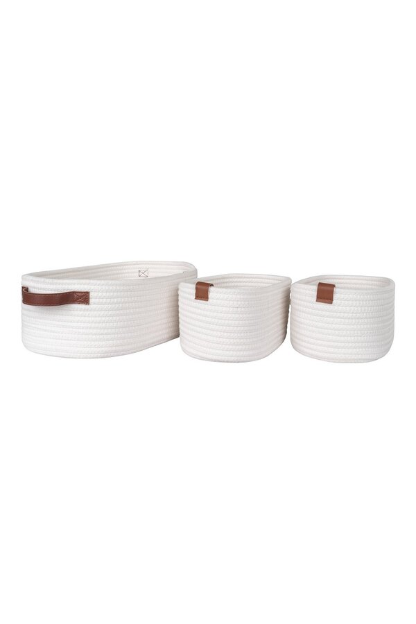 Jarana Manden - Wit, set van 3