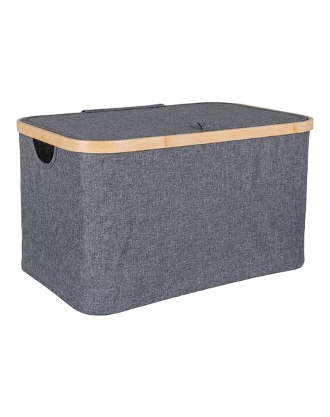 Noto Mand - Donkergrijs, Bamboe/Polyester, 30x45x25 cm