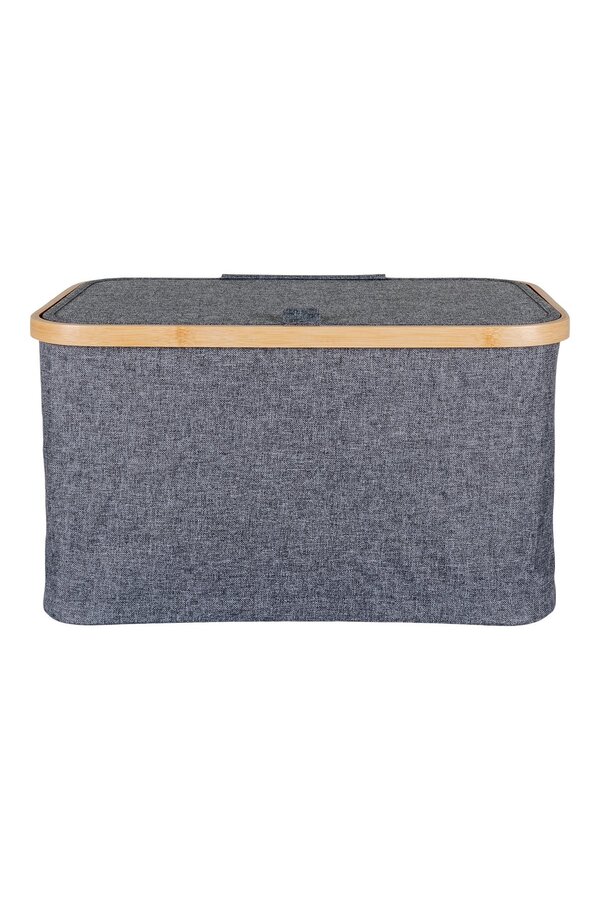 Noto Mand - Donkergrijs, Bamboe/Polyester, 30x45x25 cm